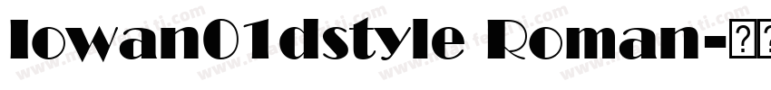 Iowan01dstyle Roman字体转换
